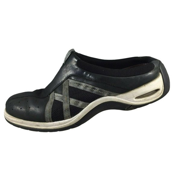 Cole Haan D16107 Loafers Womens 8.5 B Shoes Black Leather Gray Walking Casual - Picture 10 of 12